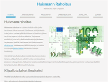 Tablet Screenshot of huismann.fi